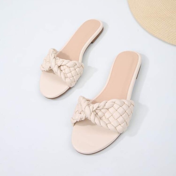 SHEIN Shoes - SHEIN braided slides